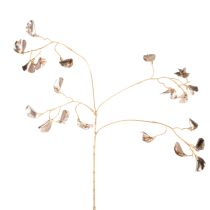Product Artificial Metallic Bean Blossom Branches, Champagne, 80cm, Set of 3