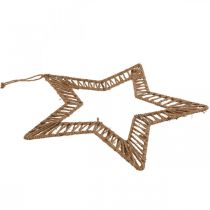 Product Boho style, decorative ring Christmas, decorative ring star W40cm