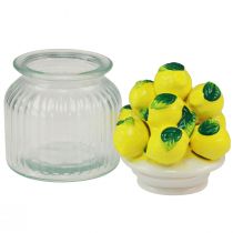 Product Candy jar with lid lemon cookie jar Ø11cm H19cm