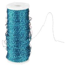 Product Bouillon effect wire Ø0.30mm 140m turquoise decorative wire jewelry craft material