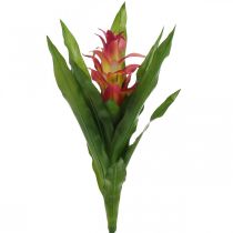 Product Bromeliad artificial Pink Artificial flower to stick 54cm