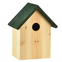 Product Incubator Nesting Box Bluetit Natural Green 16x11x19,5cm