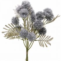 Artificial Thistle Blue Globe thistle L33cm 3pcs
