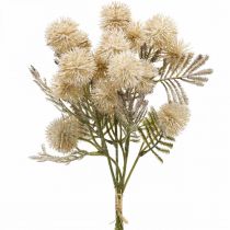 Product Artificial Thistle Cream Drylook Globe Thistle 33cm 3pcs