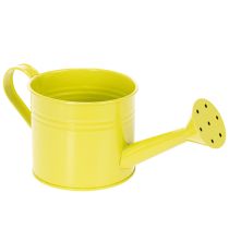 Product Colorful decorative watering can, Ø11cm, H9.5cm, for planting, spring table decoration, metal, set of 8