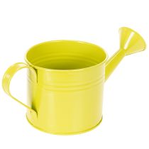 Product Colorful decorative watering can, Ø11cm, H9.5cm, for planting, spring table decoration, metal, set of 8