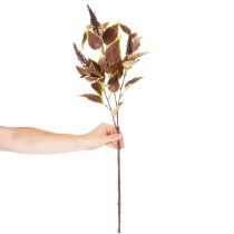 Product Artificial Coleus Plant with Red Leaves, 20cm Decoration