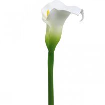 Artificial Calla White Wedding Decor Silk Flower Anniversary L72cm