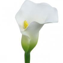 Artificial Calla White Wedding Decor Silk Flower Anniversary L72cm