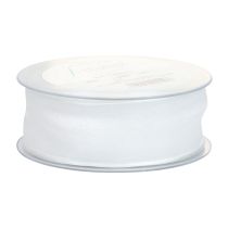 Product Chiffon ribbon organza ribbon decorative ribbon organza white 40mm 20m