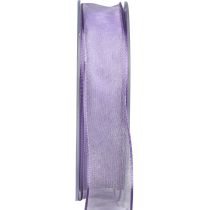 Product Chiffon ribbon organza ribbon organza purple 25mm 20m