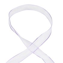 Product Chiffon ribbon organza ribbon organza purple 25mm 20m