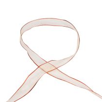 Product Chiffon ribbon organza ribbon organza orange 15mm 20m