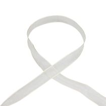 Product Chiffon ribbon organza ribbon decorative ribbon organza cream 15mm 20m