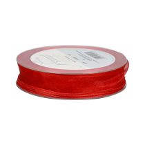 Product Chiffon ribbon organza ribbon decorative ribbon organza red 15mm 20m