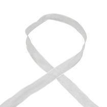 Product Chiffon ribbon organza ribbon decorative ribbon organza white 15mm 20m