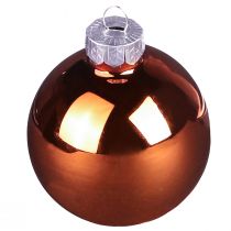 Product Christmas tree balls gold brown mix glass balls Ø5cm 24 pcs
