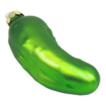 Product Christmas tree decoration Christmas cucumber glass 10cm