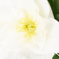 Product Artificial White Christmas Rose Bundle for Festive Home Decoration