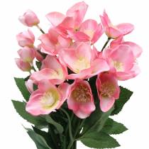 Bouquet Christmas Rose Pink 29cm 4pcs
