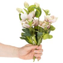 Product Christmas rose artificial flower decoration, 30cm bunch of 4 pieces
