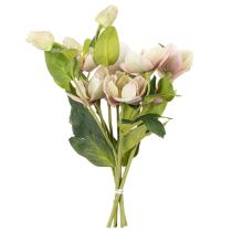 Product Christmas rose artificial flower decoration, 30cm bunch of 4 pieces