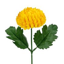 Product Chrysanthemum yellow artificial Ø7cm L18cm