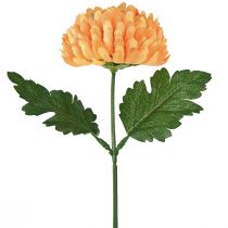 Product Artificial Flower Chrysanthemum Orange Ø7cm 18cm 4pcs