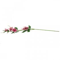 Product Clematis branch with 5 flowers, artificial flower, decorative branch pink, white L84cm