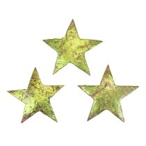 Scatter decoration Christmas stars coconut green Ø5cm 50pcs