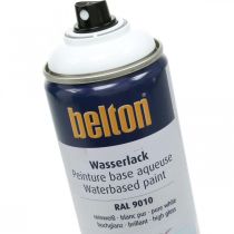 Product Belton free water-based paint white high gloss spray pure white 400ml