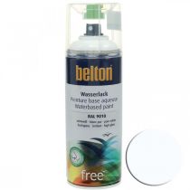 Product Belton free water-based paint white high gloss spray pure white 400ml