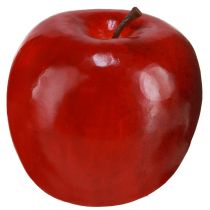Product Decorative Apples Red Shiny Artificial Fruit Decoration 7.5cm 6 pcs