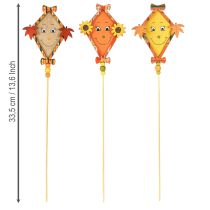 Product Decoration Dragon Autumn Wooden Plug Autumn Decoration Wood 33.5cm 6 Pcs