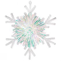 Product Decorative ice crystal snowflake for hanging Ø15cm 3pcs