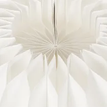 Product Paper Honeycomb Pumpkin Decoration White 24cm with Inner Hollow – Set of 4
