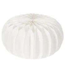 Product Paper Honeycomb Pumpkin Decoration White 24cm with Inner Hollow – Set of 4