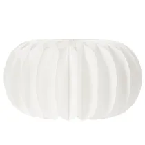Product Paper Honeycomb Pumpkin Decoration White 24cm with Inner Hollow – Set of 4