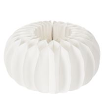Product Honeycomb Paper Pumpkin Decoration White 34cm Set of 2