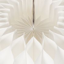 Product White Honeycomb Paper Pumpkin Decoration 34cm Set of 2
