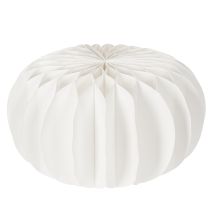 Product White Honeycomb Paper Pumpkin Decoration 34cm Set of 2