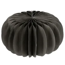 Product Honeycomb Paper Pumpkin Decoration Ring 24cm Dark Grey Set of 4