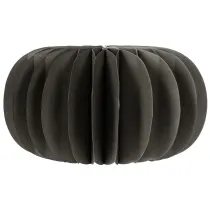 Product Honeycomb Paper Pumpkin Decoration Ring 24cm Dark Grey Set of 4