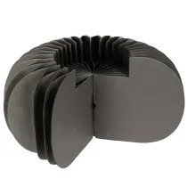 Product Honeycomb Paper Pumpkin Decoration Ring 24cm Dark Grey Set of 4