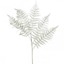 Product Deco fern artificial plant fern leaf artificial fern white L78cm