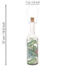 Product Deco bottle LED flamingo 37.5cm warm white 2pcs