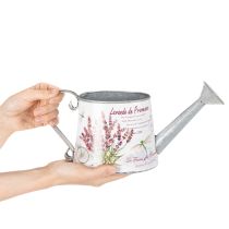 Product Decorative metal watering can, lavender, retro garden design, 30×11×14.5cm