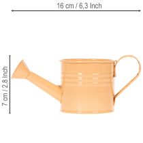 Product Decorative Watering Can Planter Set, Metal, 8-Piece, Multicolored, 16.5x7cm - Ideal Plant Containers for Balcony & Kitchen