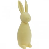 Product Decorative Easter Bunny – 2nd Choice – Flocked Yellow H47cm