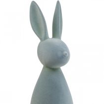 Product Deco Bunny Deco Easter Bunny Flocked Grey-Green H69cm